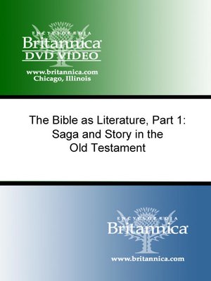 cover image of The Bible as Literature, Part 1